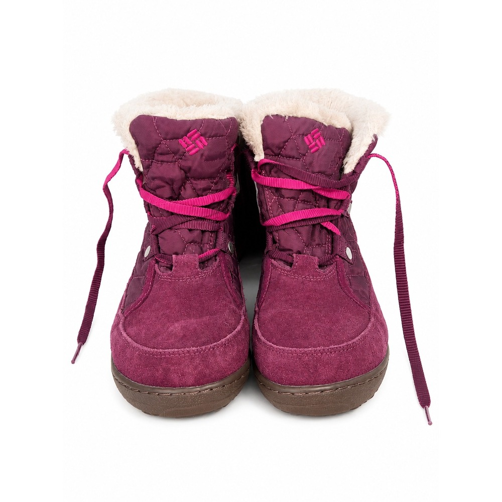 Columbia Minx Shorty II Waterproof Winter Boots Purple Pink Women's 7
